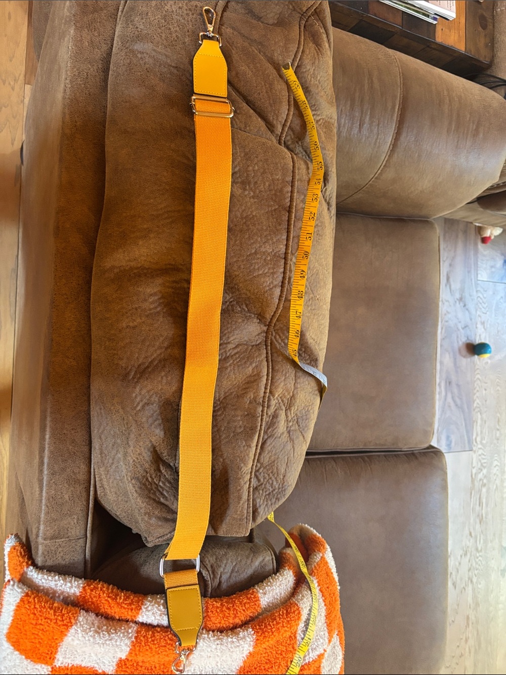 Adjustable Yellow Crossbody Strap for Women Bags